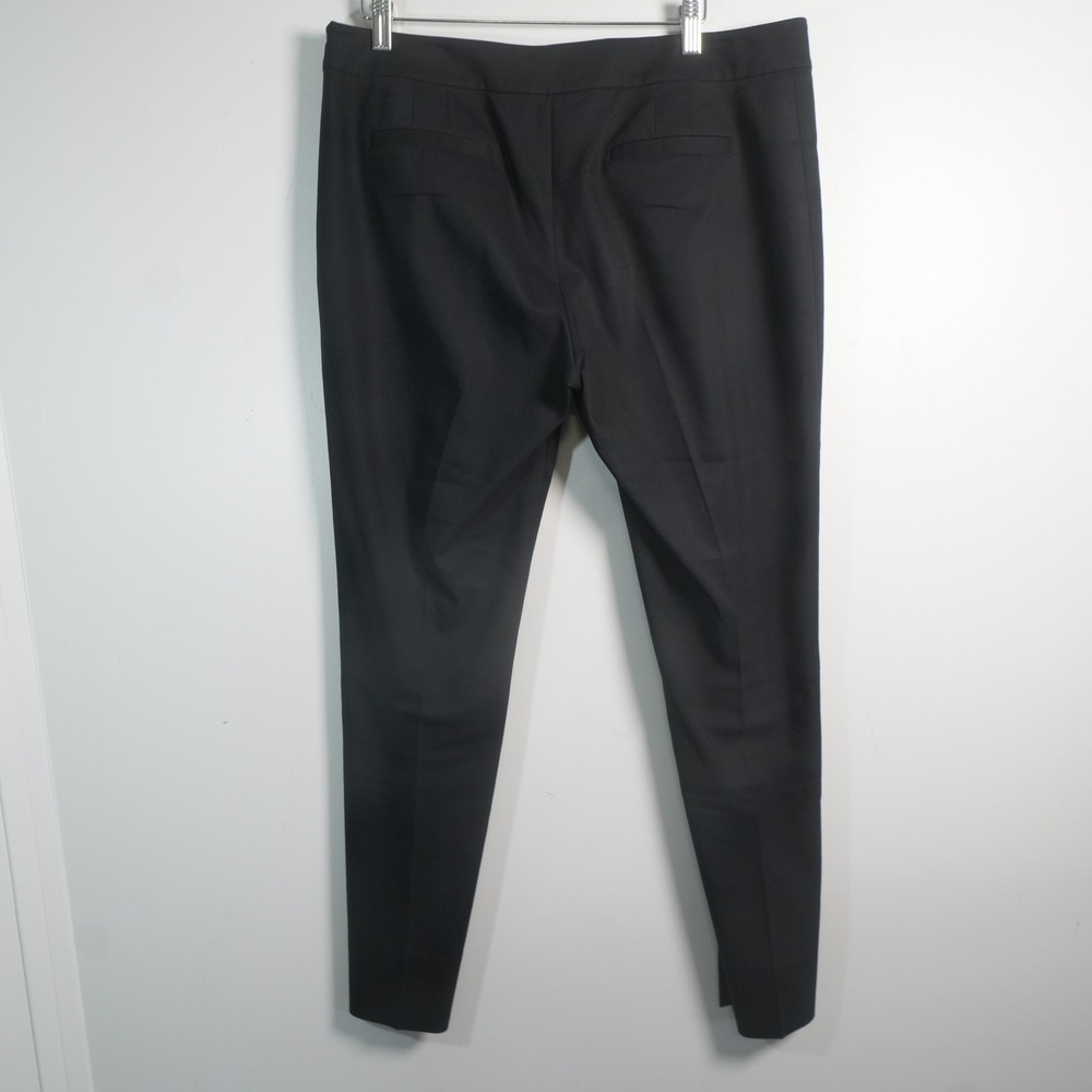 Tory Burch Dress Pants Womens 10 Black Side Zip Slim Tapered Office Professional - Picture 5 of 11